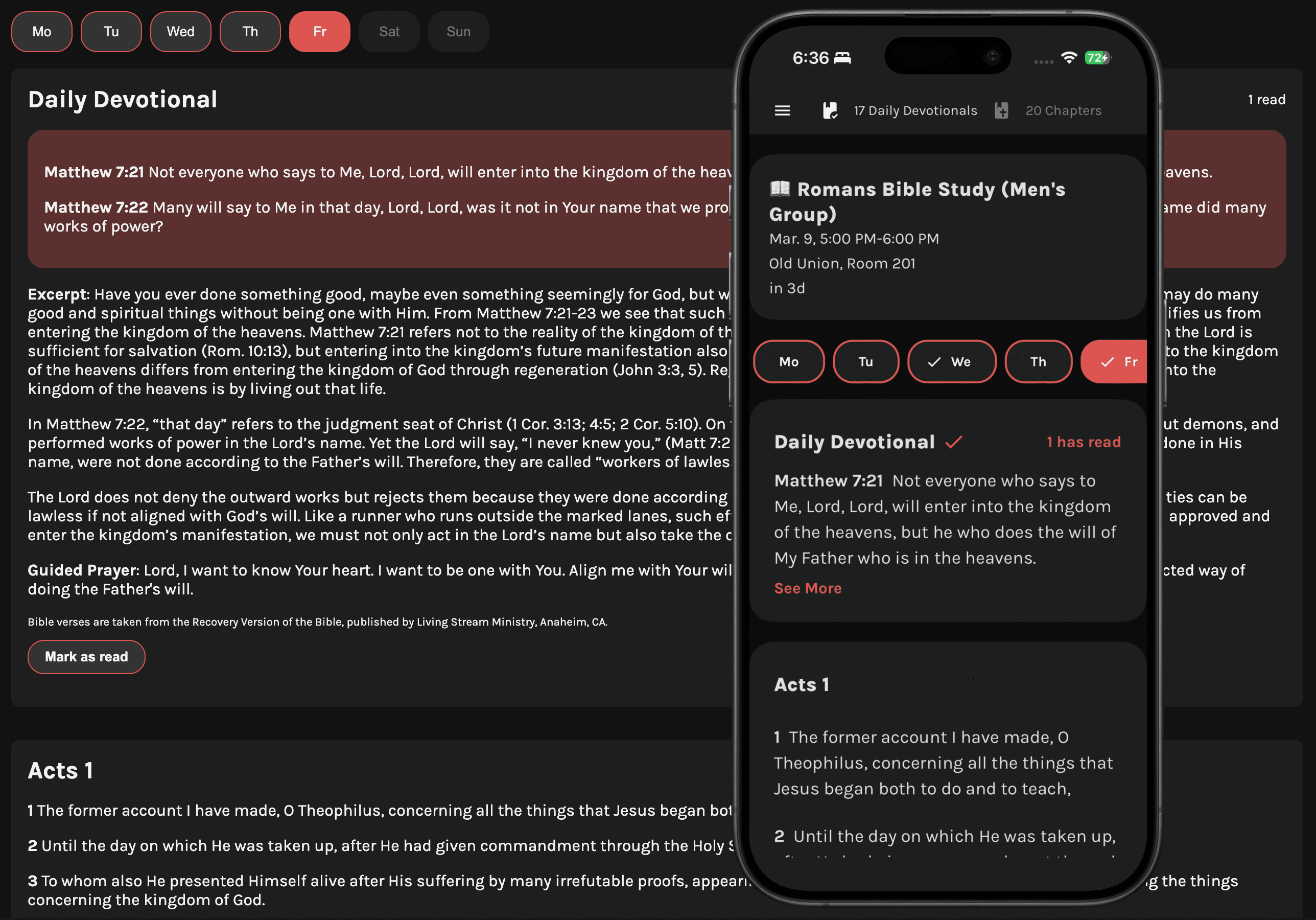 Stanford Christian Students App